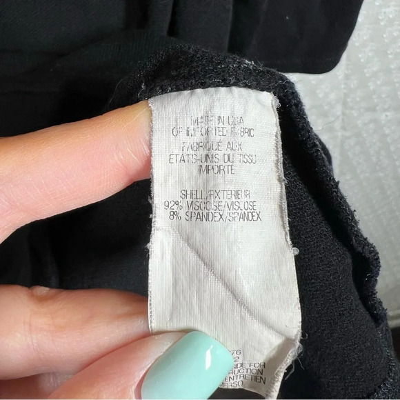 Helmut Lang Black Long Sleeve Knit Bodycon Dress - Picture 3 of 5